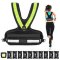Weighted Vest with LED Reflective Belt and Outdoor Headlight, 2-10 lbs T76960