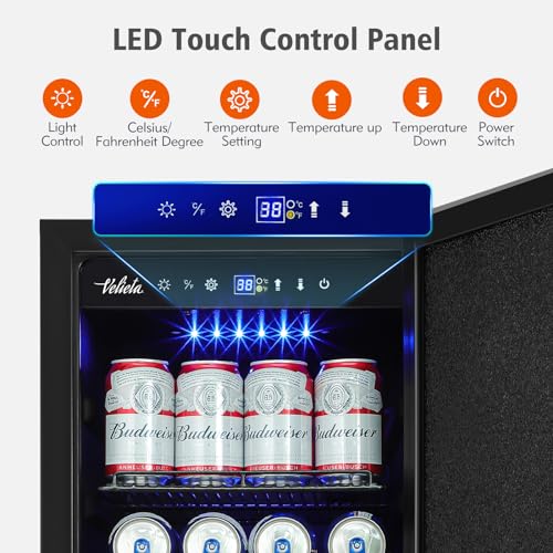 35L 250 Counts Electric Cigar Humidor Cabinet with Digital LED Screen G42019