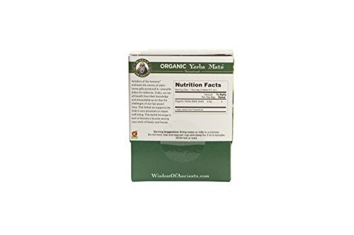 Organic Yerba Maté Tea Bags, 1.1 oz E552290