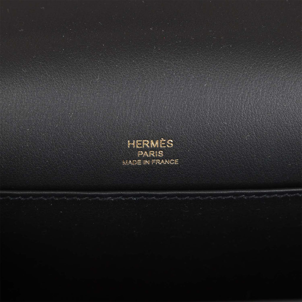 Black Chevre Gold Hardware Geta K830484