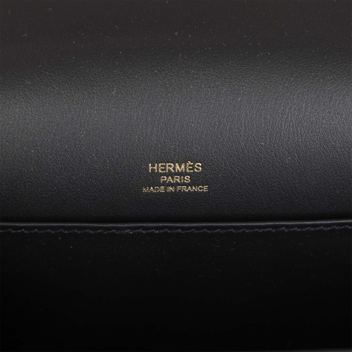 Black Chevre Gold Hardware Geta K830484