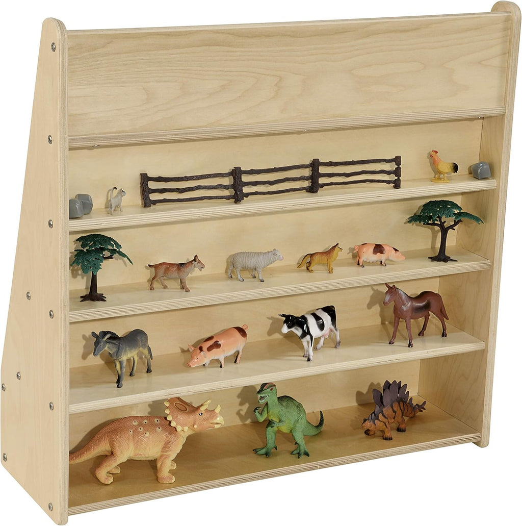 Fully Assembled 5 Shelf Front Facing Kids Bookshelf Z5789