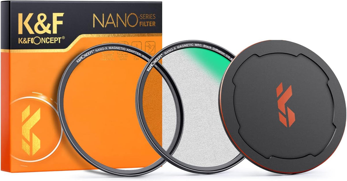 52mm Magnetic Black Soft Diffusion 1/4 Filter Kit V6754