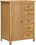 Solid Oak Wood Wardrobe C2606