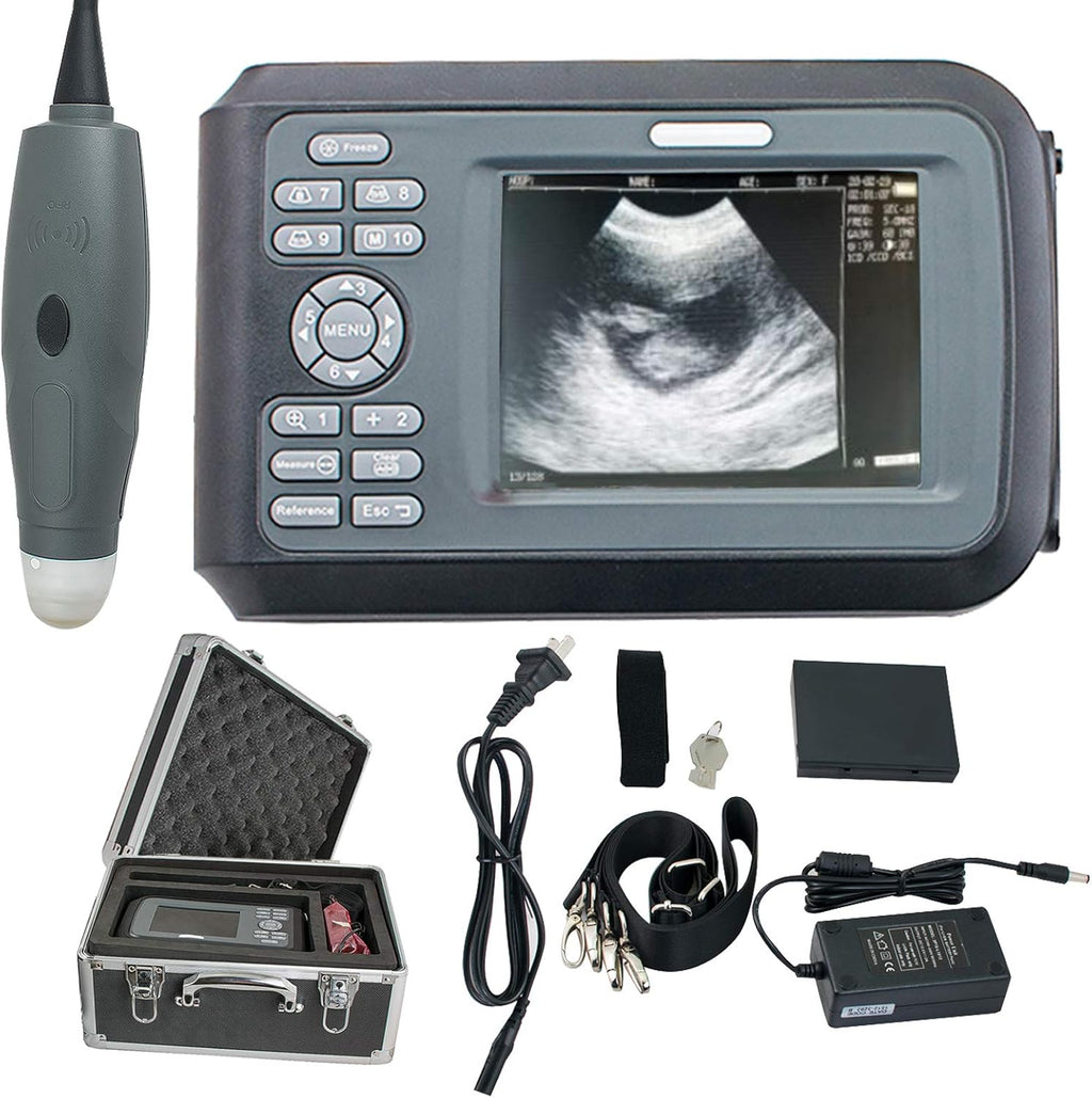Veterinary Ultrasound Scanner Kit Rechargeable with 3.5MHz Probe J406