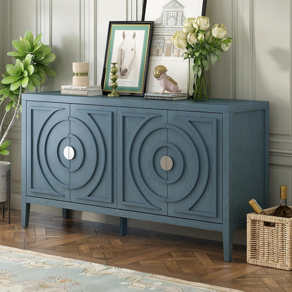 60" Storage Cabinet with Metal Handle W892975
