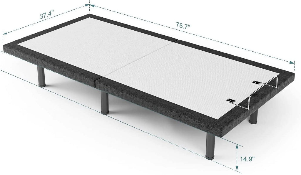 Twin Adjustable Bed Frame with Head and Foot Incline P434627