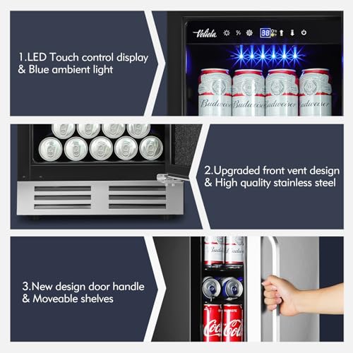 35L 250 Counts Electric Cigar Humidor Cabinet with Digital LED Screen G42019