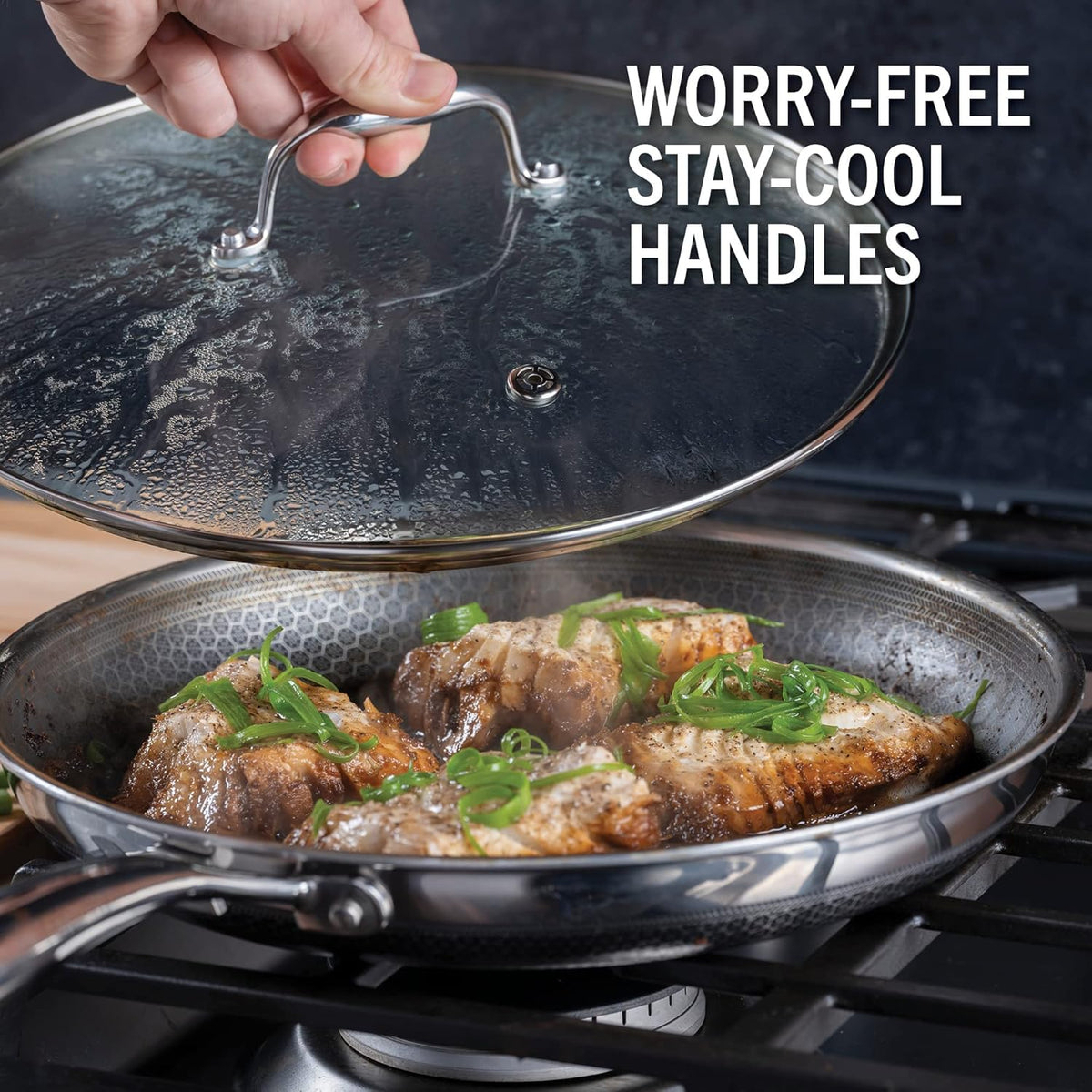 4 Piece Hybrid Stainless Steel Cookware Set L552
