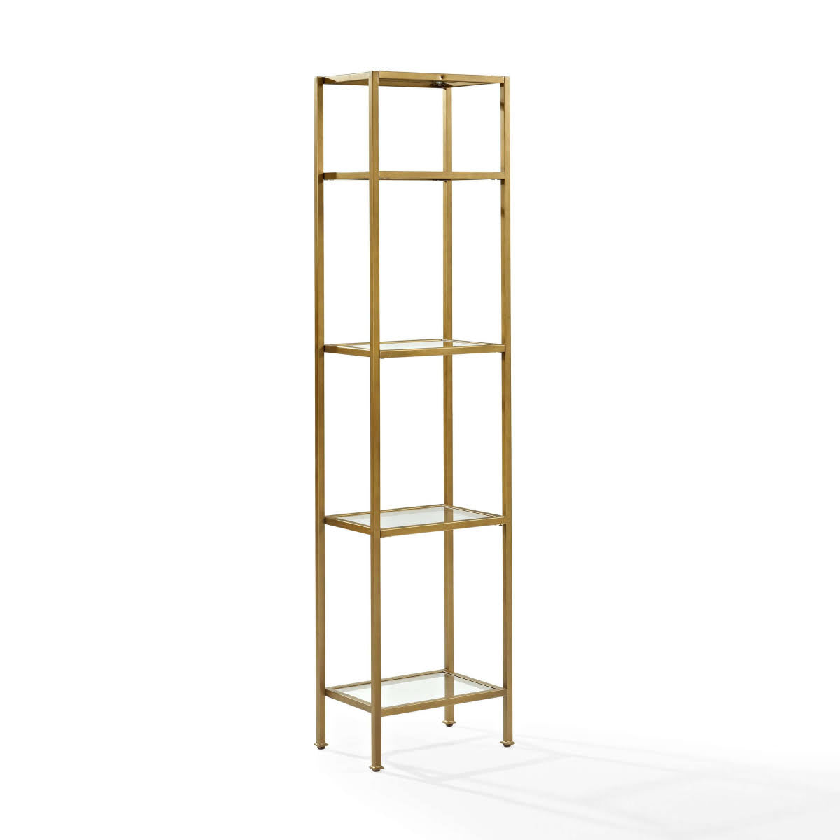 Gold Narrow Open Display Case S812