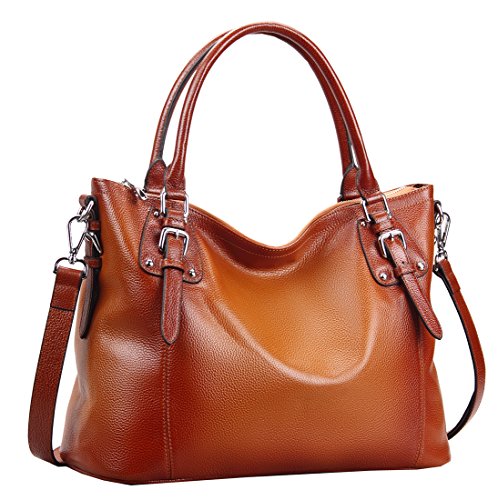 Genuine Leather Tote Shoulder Bag Satchel Purse Top Handle Hobo Crossbody Purse Z76774