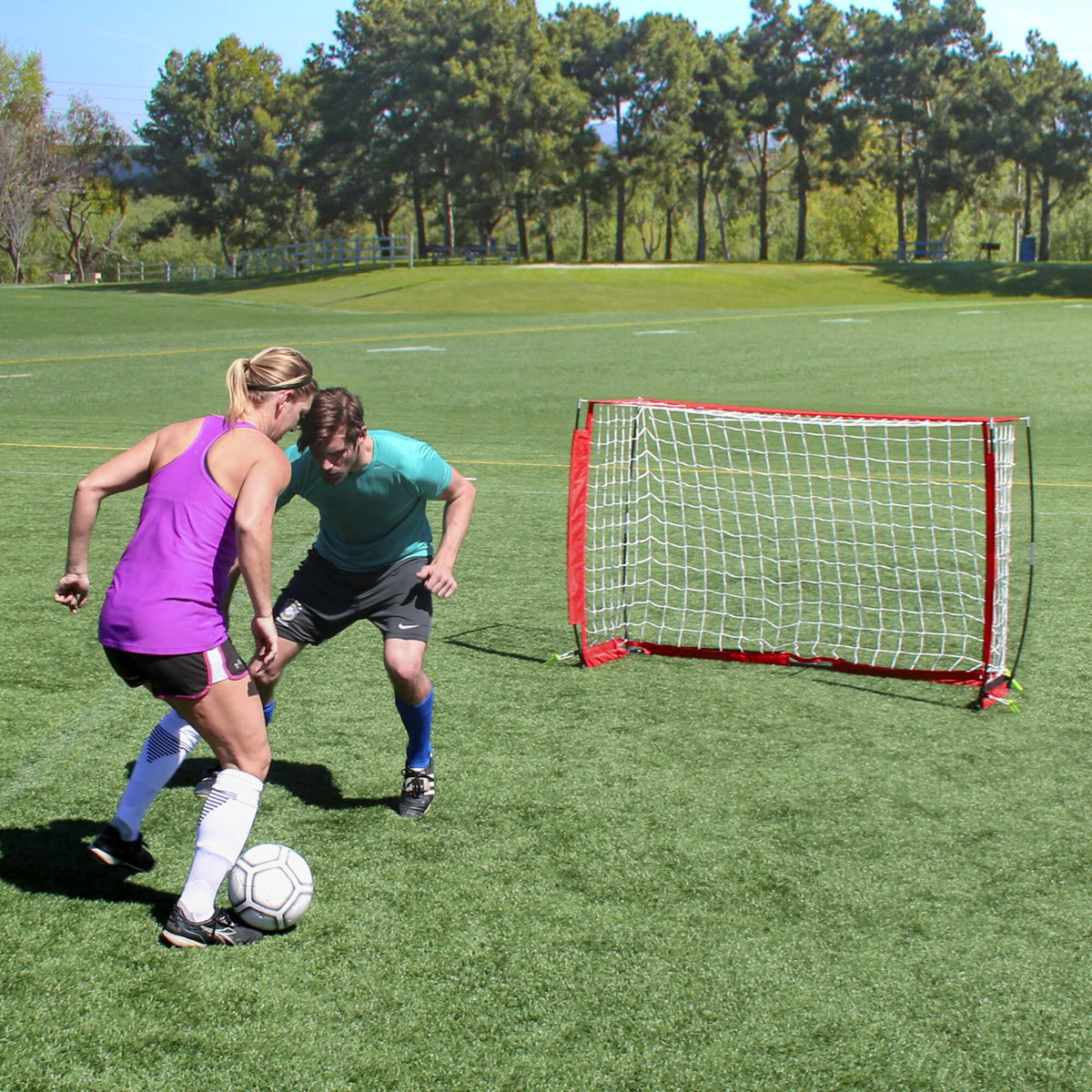 6 Ft Soccer Goal with Cones and Carrying Case B61902