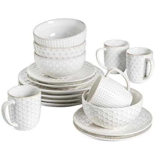 12 PCS Ceramic Dinnerware Set Arctic White M272100