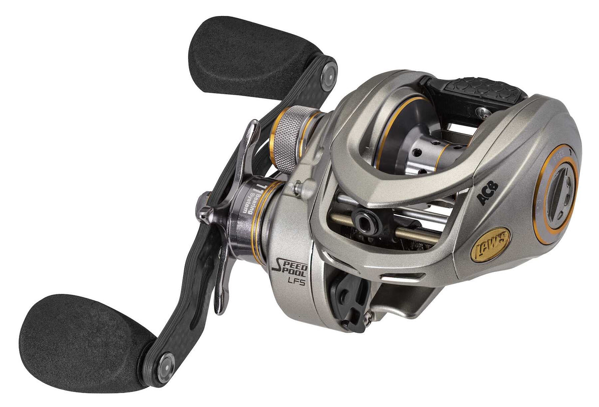 Left-Hand Retrieve Silver Baitcast Fishing Reel G884