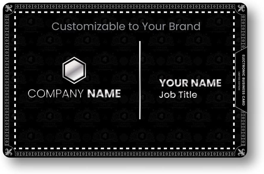 Metal Card Electronic Business Card Smart NFC Card W6868