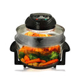 Black Countertop Halogen Oven Air Fryer Rotisserie Roaster G221