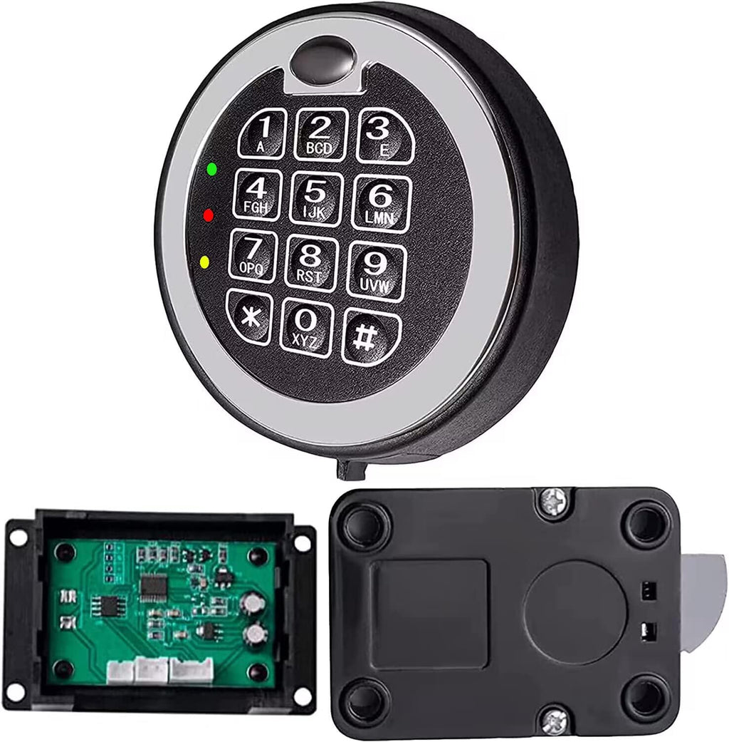 Chrome Electronic Digital Keypad Safe Lock N127