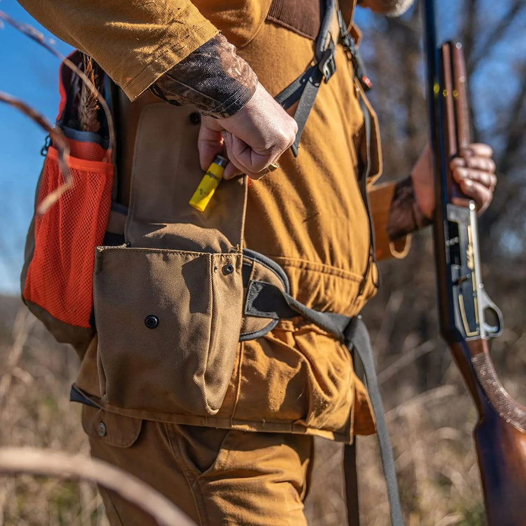 Orange Grey Upland Hunting Vest with Blood-Proof Lining H570