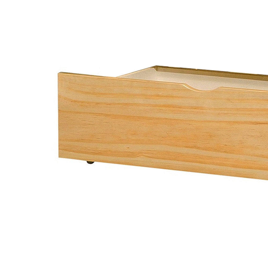 Wooden Underbed Storage Box with Caster Wheels, Set of 2 C589