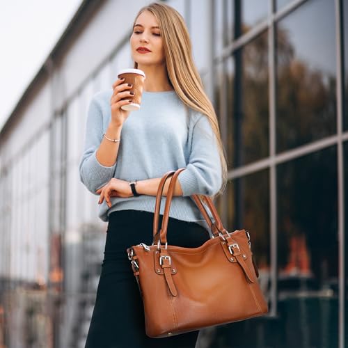Genuine Leather Tote Shoulder Bag Satchel Purse Top Handle Hobo Crossbody Purse Z76774