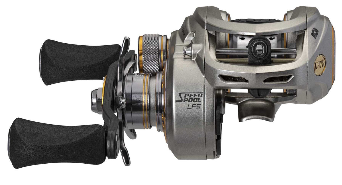 Left-Hand Retrieve Silver Baitcast Fishing Reel G884