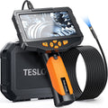 Dual Lens Inspection Camera with Light, 5 IPS Screen, 16.4ft Flexible Probe, 1080p R605