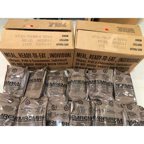 24 full food packs Military meals ready to eat with heater Z73698
