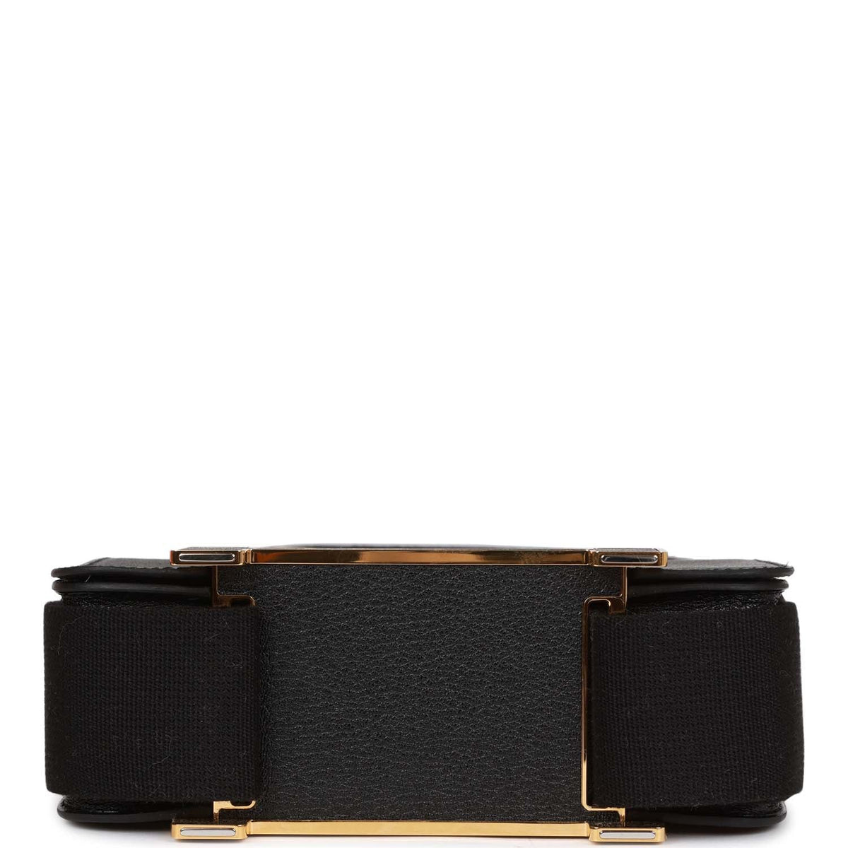 Black Chevre Gold Hardware Geta K830484