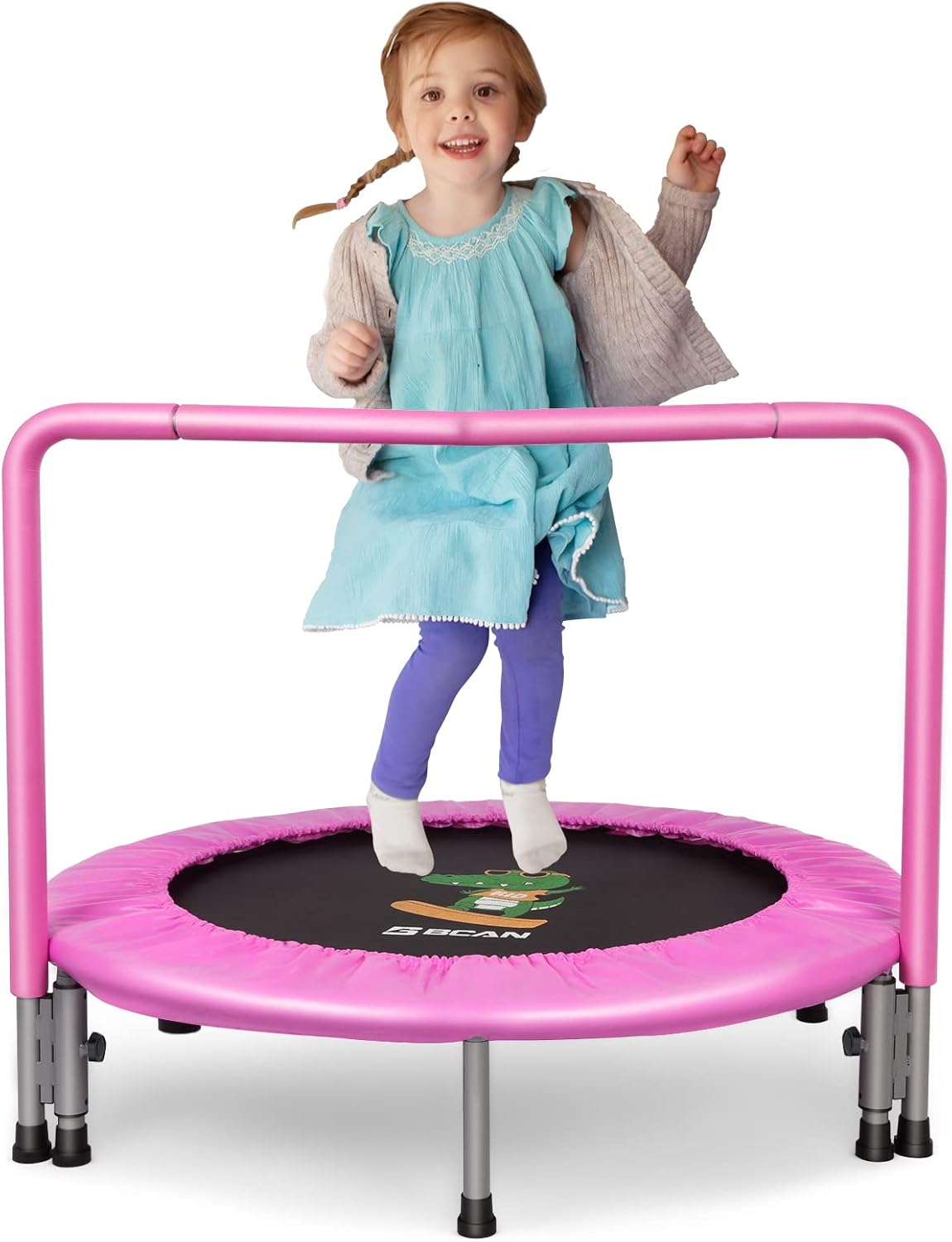 36'' Mini Folding Toddler Trampoline with Handle I362701