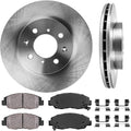 Brake Rotors + Ceramic Pads + Clips X9678