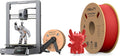 3D Printer with 600mm/s Printing Speed, Direct Drive Extruder, 60W Hotend Heater, Red PLA Filament F723