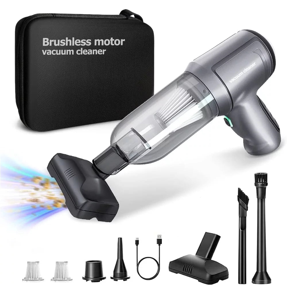 Cordless Handheld Vacuum 15KPA Car Vacuum Cleaner with Filter K9894