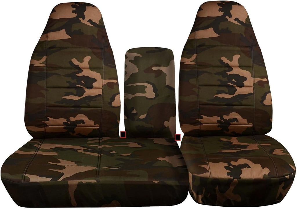 Camo Truck Seat Covers Gray W6908