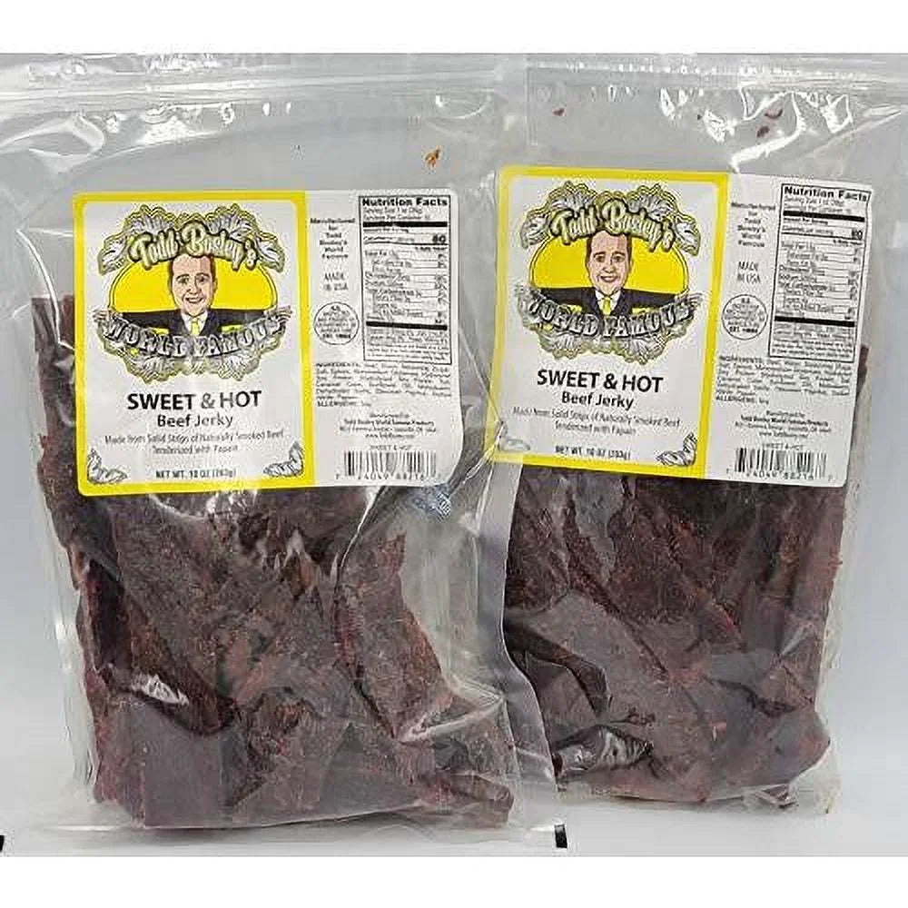 10 Oz Sweet & Hot Jerky 2 Pack V845