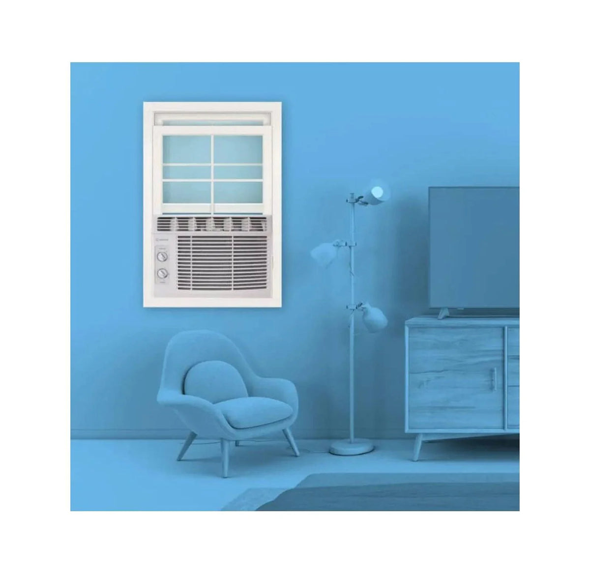 5,000 BTU Window Air Conditioner with Manual Controls, White Q706610