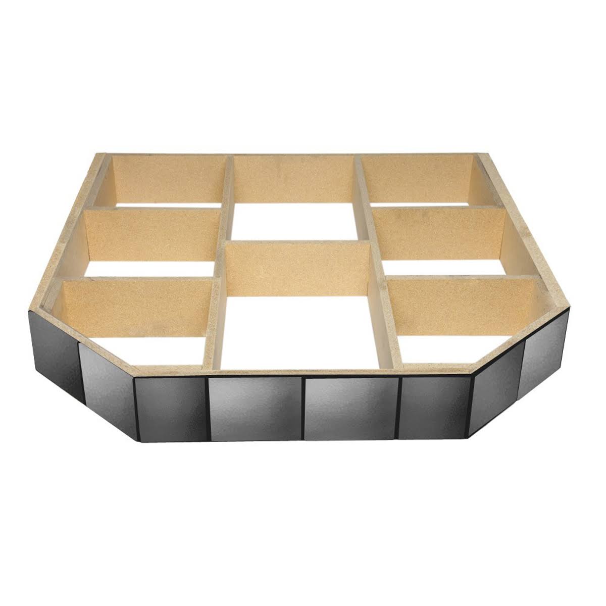 Black Hearth Pad Riser O2505