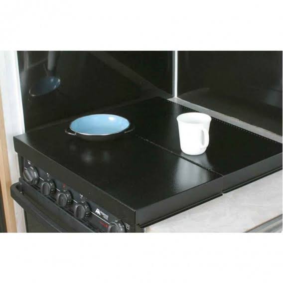Black RV Stove Top Cover Y7694