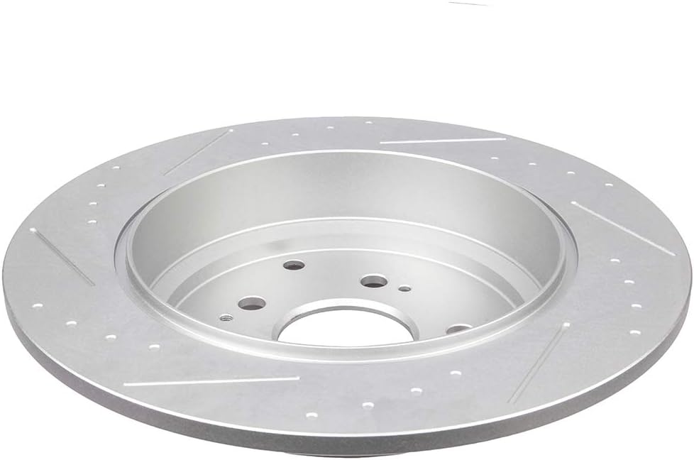 Slotted Rear Disc Brake Rotor Kits Y524