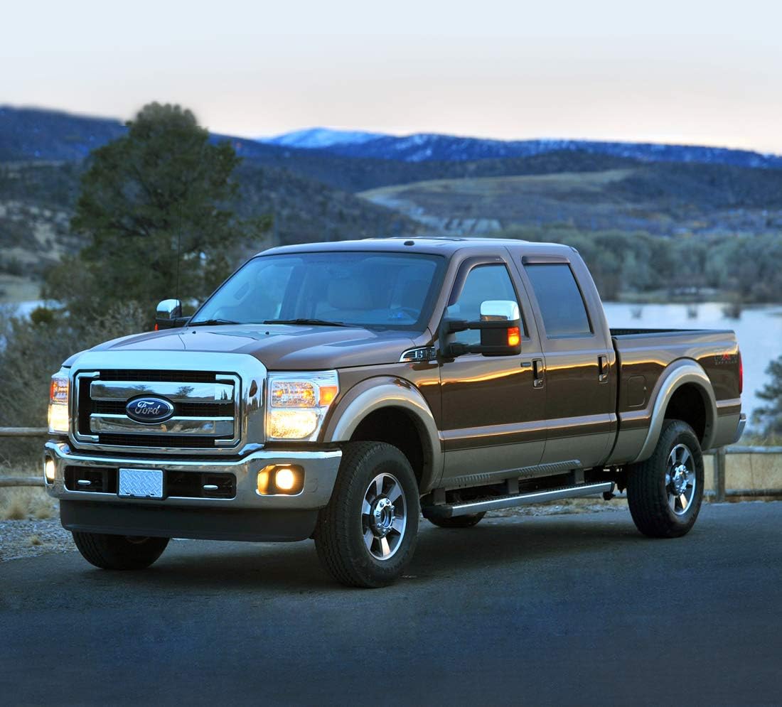 Rain Guards for Ford F250 to F550 Super Duty 1999-2016 SuperCrew, 4 pcs B2194