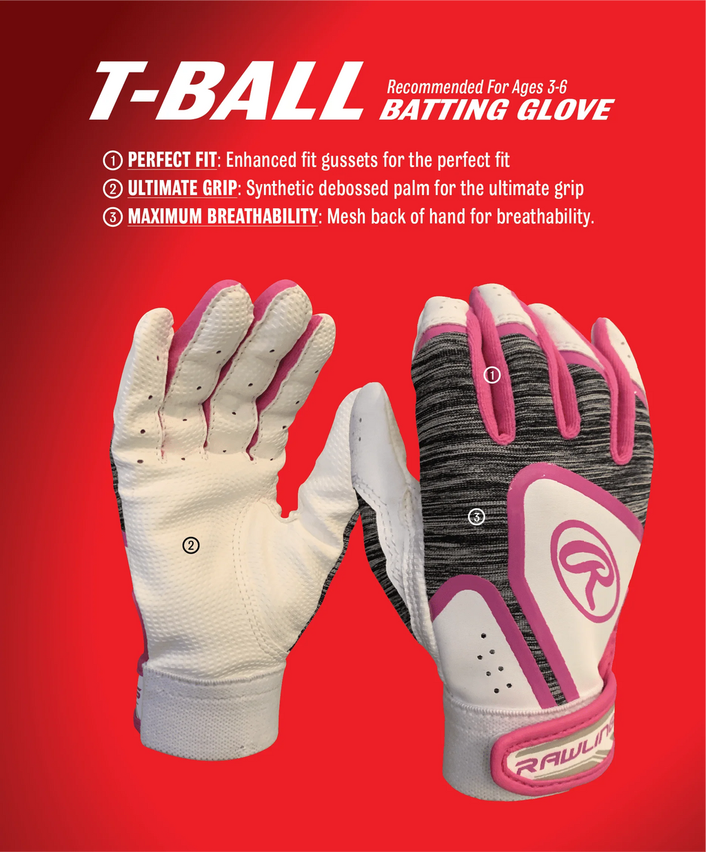 Tball Batting Glove D442843