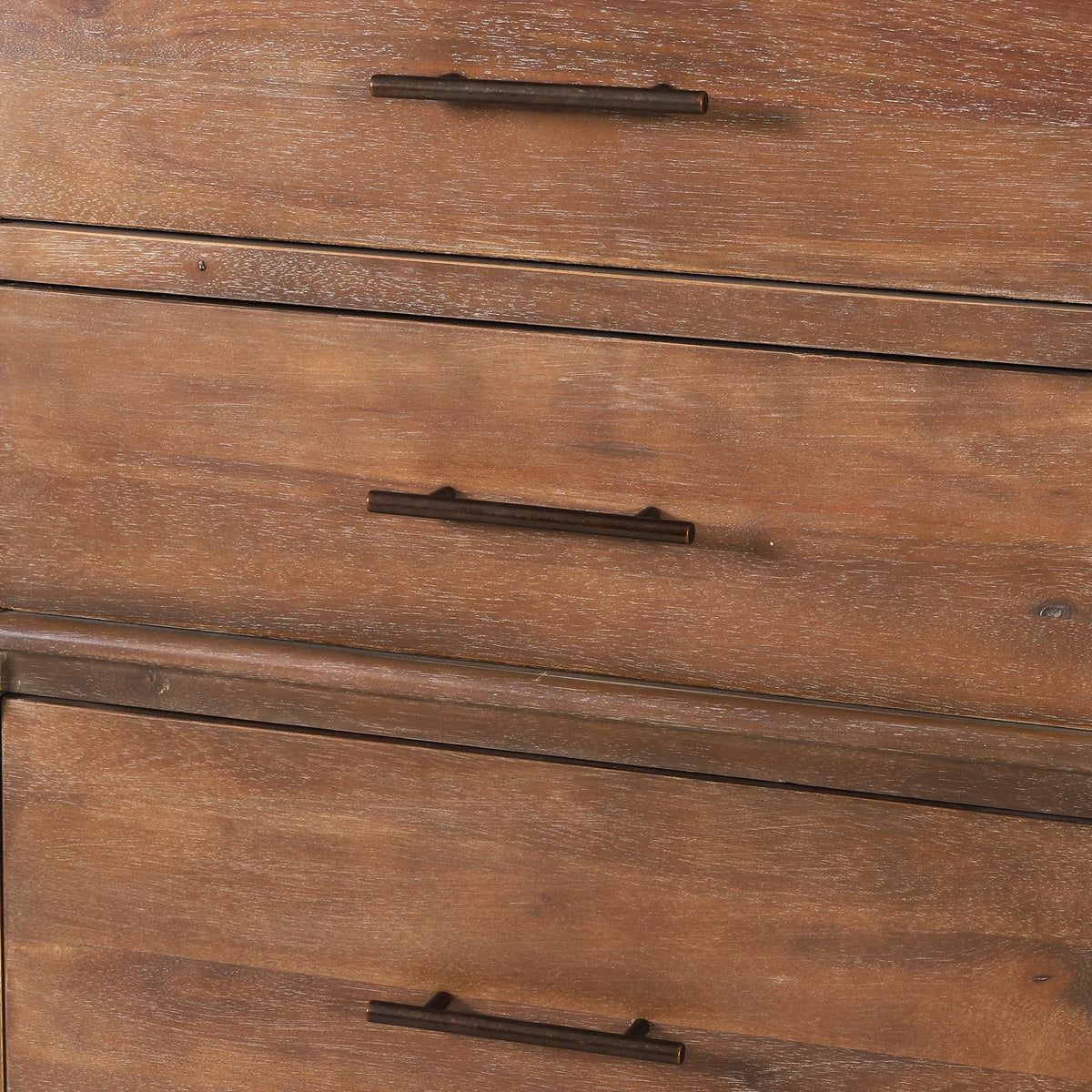 Acacia Wood 5 Drawer Dresser O283