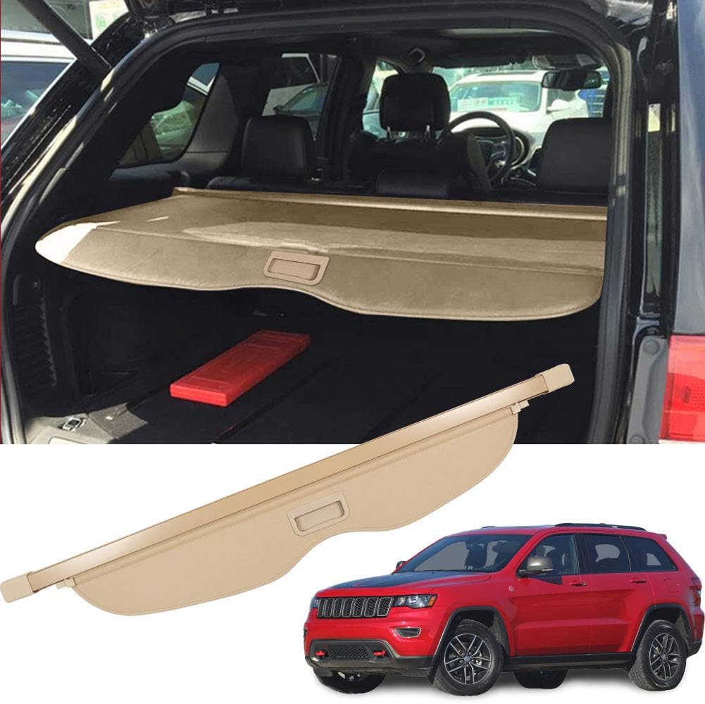 Cargo Cover with Extra Storage Net Black Tonneau Accessories I74689