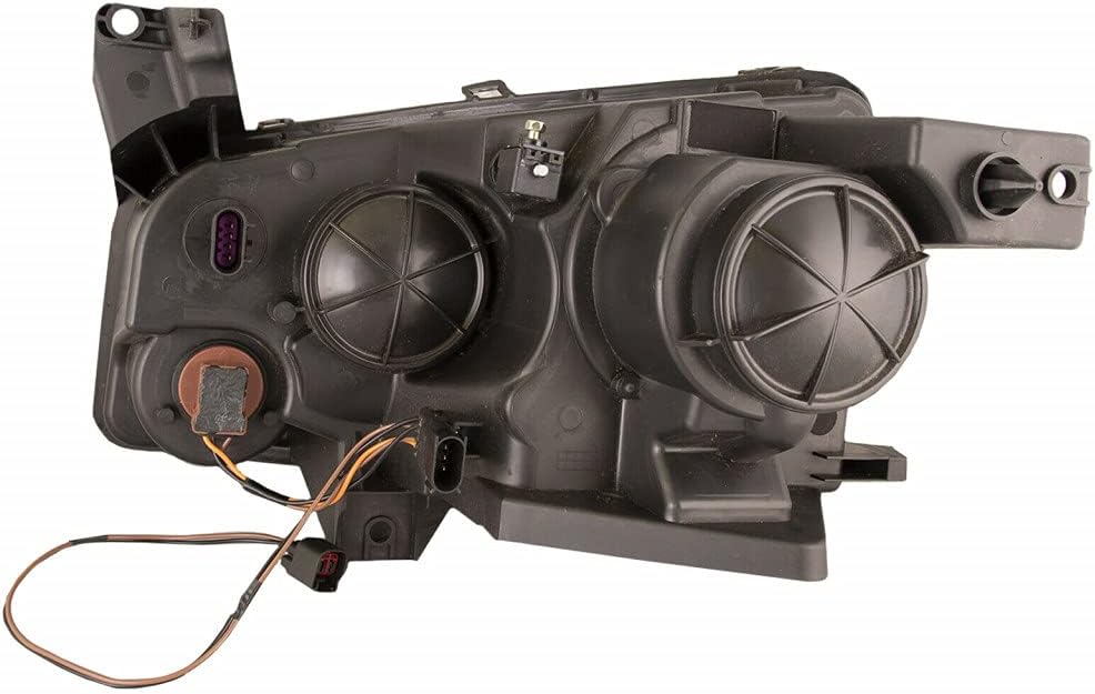 Headlight Assembly Pair with Bulbs for Dodge Charger T275