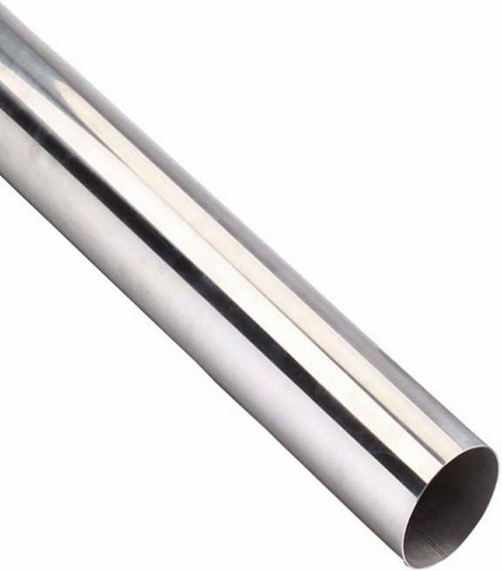 2.5'' OD T-304 Stainless Steel Exhaust Pipe Tubing 4ft. Long Pack of 2 K480