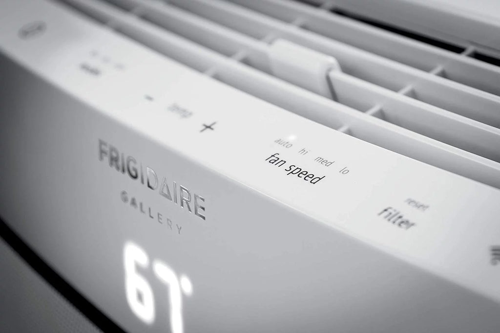 12,000 BTU 115V Smart Window Air Conditioner with Wi-Fi Control, White D183