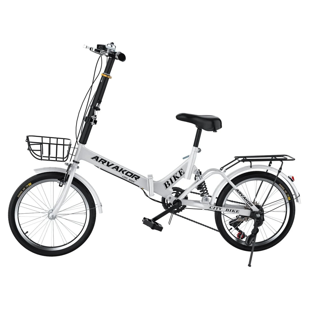 7 Speed Folding Bike with Carbon Steel Frame M30308