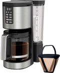 14-Cup Programmable Coffee Maker with Glass Carafe and Permanent Filter Q9373