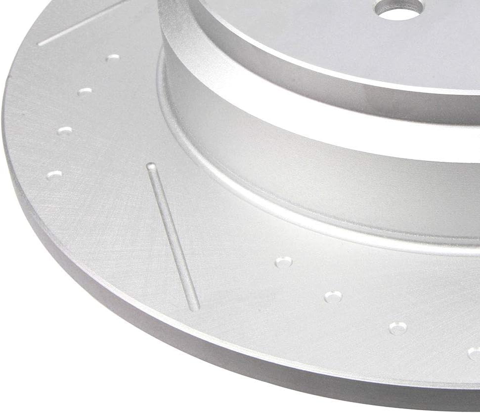 Slotted Rear Disc Brake Rotor Kits Y524