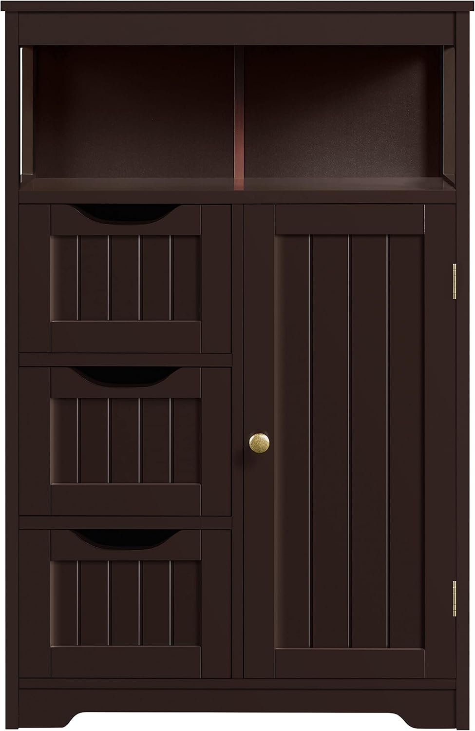 Freestanding Bathroom Organizer Cabinet with 3 Storage Tier H3584