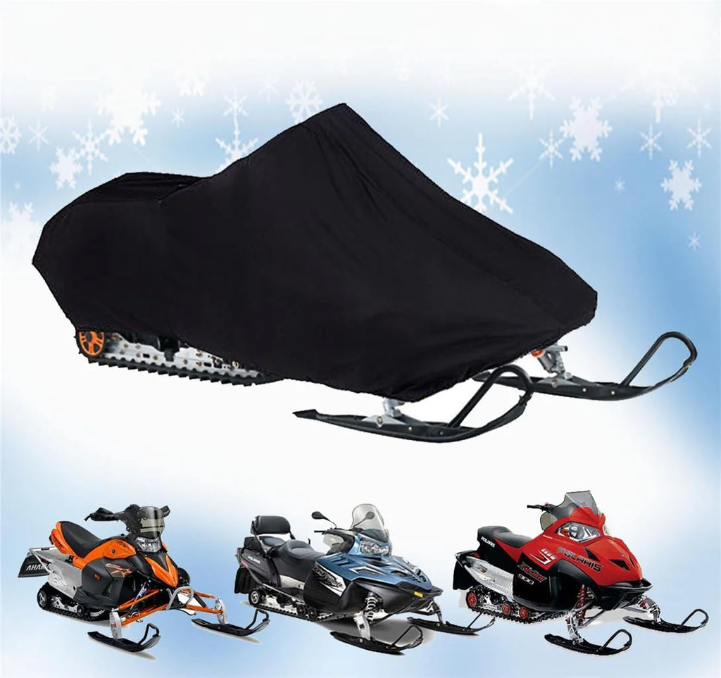 200 Denier All Black Snowmobile Cover N94811